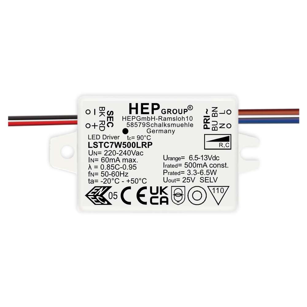LSTC 7W 150-500mA Trailing Edge